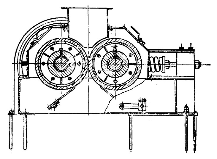 輥式破碎機結(jié)構(gòu)圖