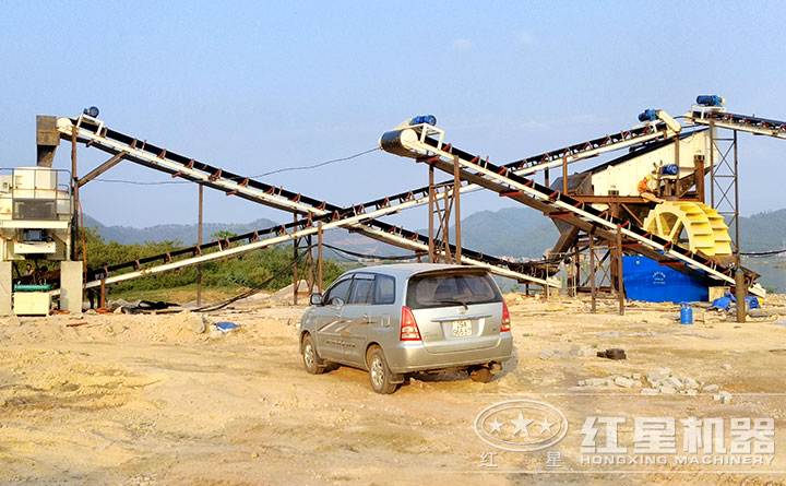 制砂機(jī)、洗砂機(jī)現(xiàn)場